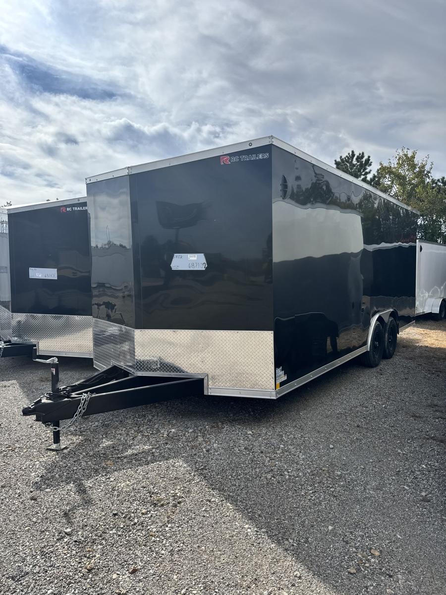 RDLX RDLX 85 x 20 TA FLAT TOP WED ENCLOSED TRAILER BY RC Image 0