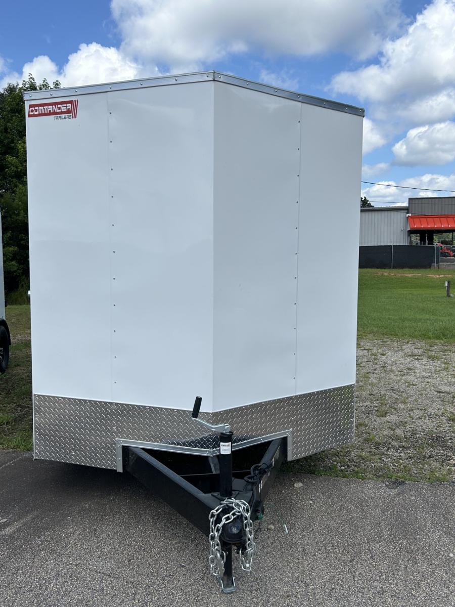 7X14 MTI 7X14 V NOSE ENCLOSED STD RAMP DOOR 7K BY CARRY ON image 3