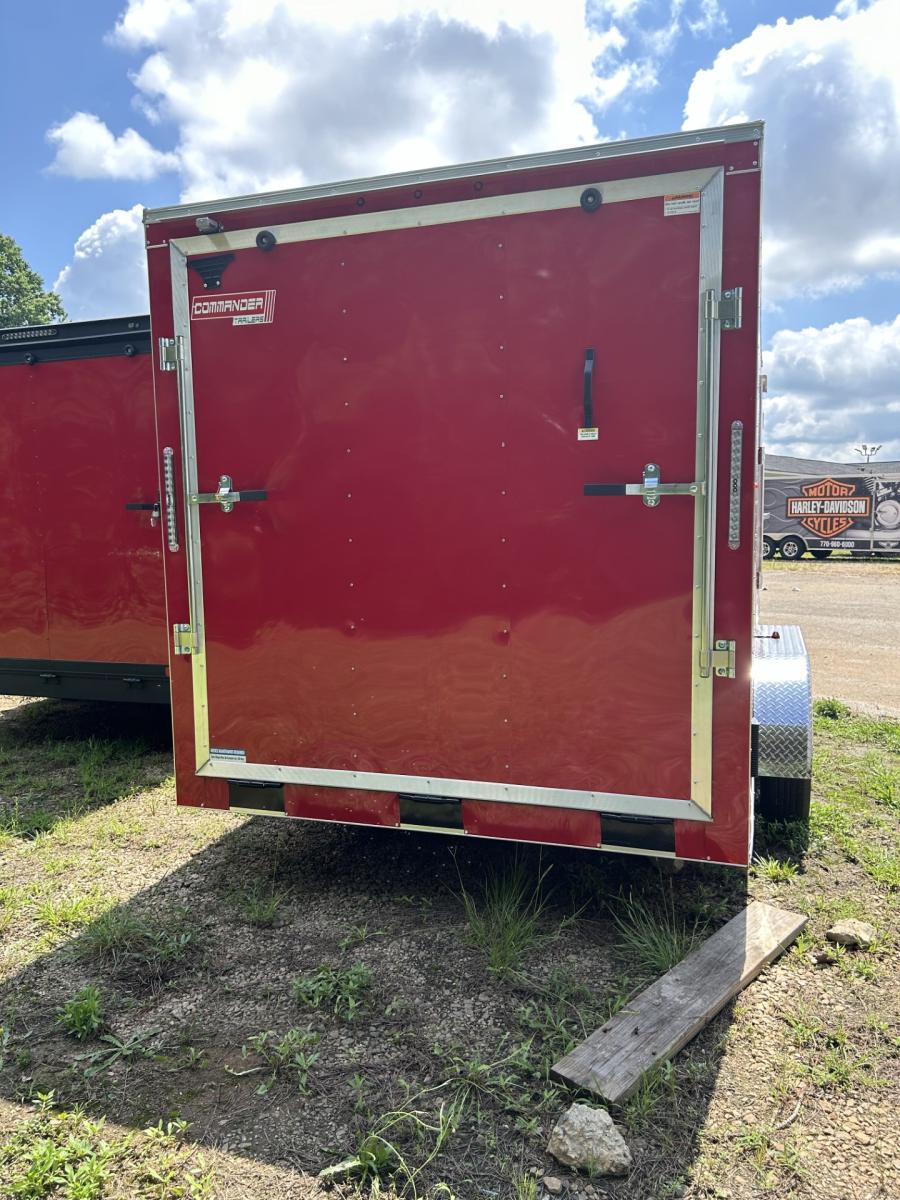 7X16 MTI 7X16 V NOSE ENCLOSED STD RAMP DOOR 7K BY CARRY ON image 1