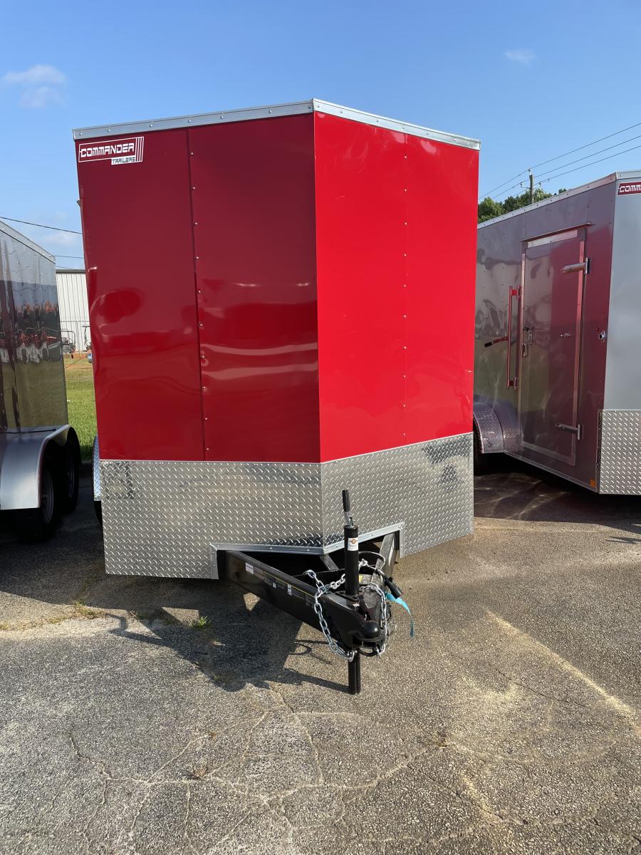 7X16 MTI 7X16 V NOSE ENCLOSED STD RAMP DOOR 7K BY CARRY ON image 0