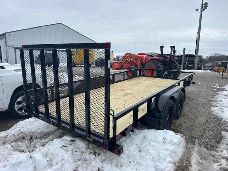 Big Tex 70PI 7K TAND SQ TU UTL 83"X20 2 BRAKES, BLK Image 1
