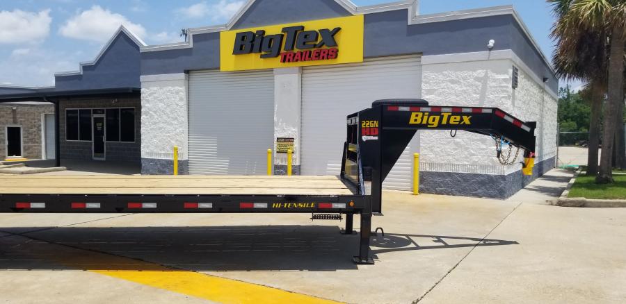 Big Tex 22GN, Gooseneck, 102" x 40', 23.9K, Dovetail, Mega Ramps Image 1