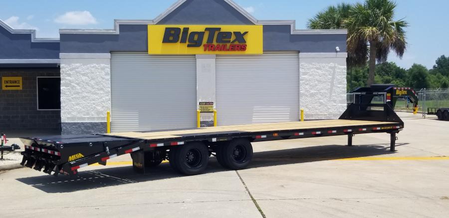 Big Tex 22GN, Gooseneck, 102" x 40', 23.9K, Dovetail, Mega Ramps Image 2