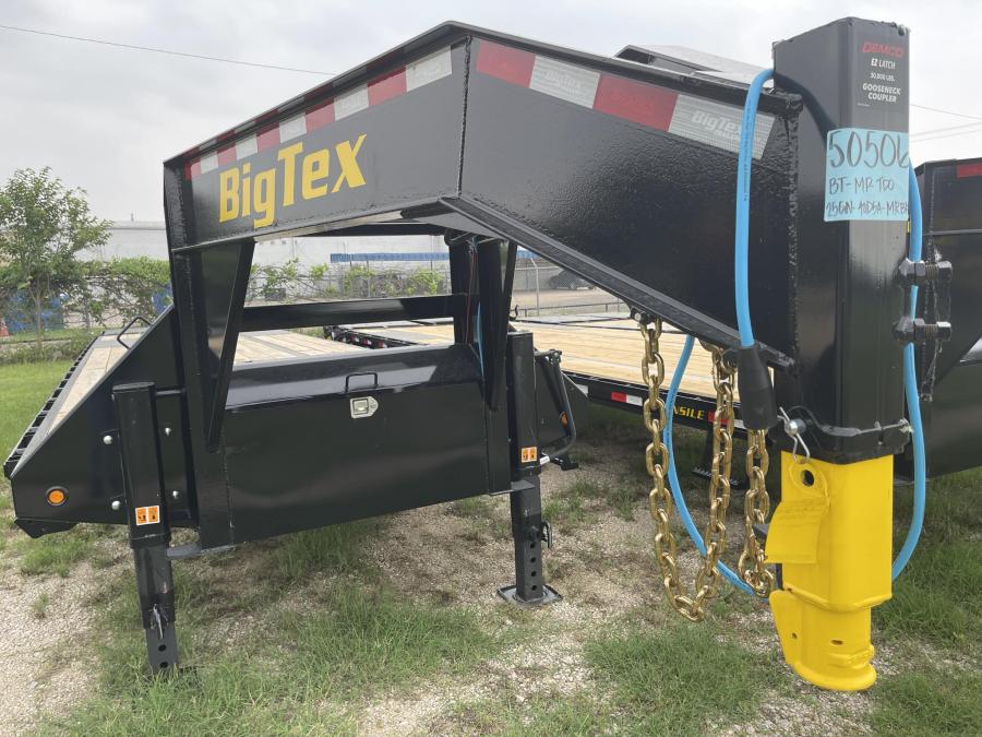 Big Tex 25GN, Gooseneck, 102" x 40', 25.9K, Dovetail, Mega Ramps Image 8
