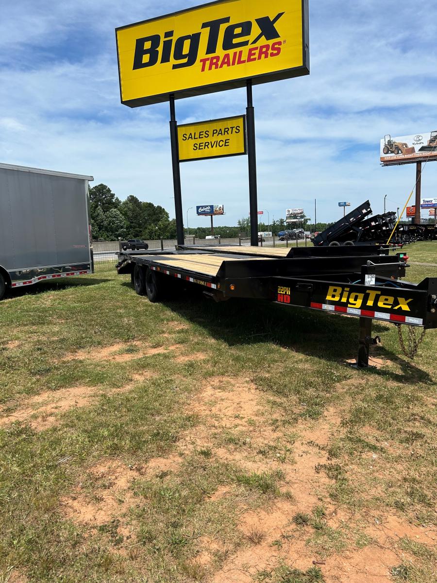 Big Tex 22PH, Pintle, 102" x 25', 23.9K, Dovetail, Mega Ramps Image 0