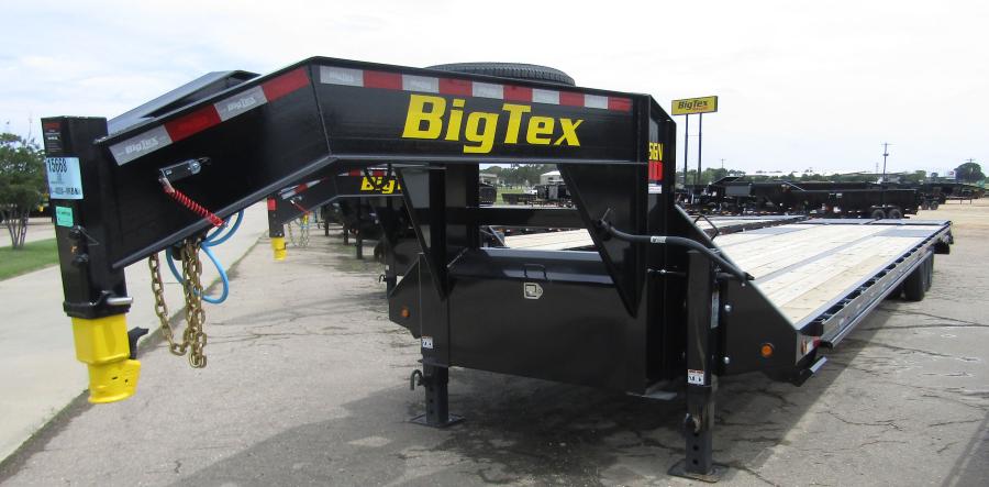 Big Tex 25GN, Gooseneck, 102″ x 30′, 25.9K, Dovetail, Mega Ramps image 0