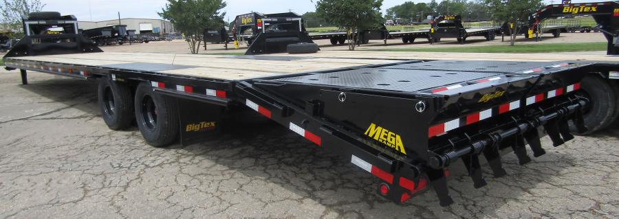 Big Tex 25GN, Gooseneck, 102″ x 30′, 25.9K, Dovetail, Mega Ramps image 5