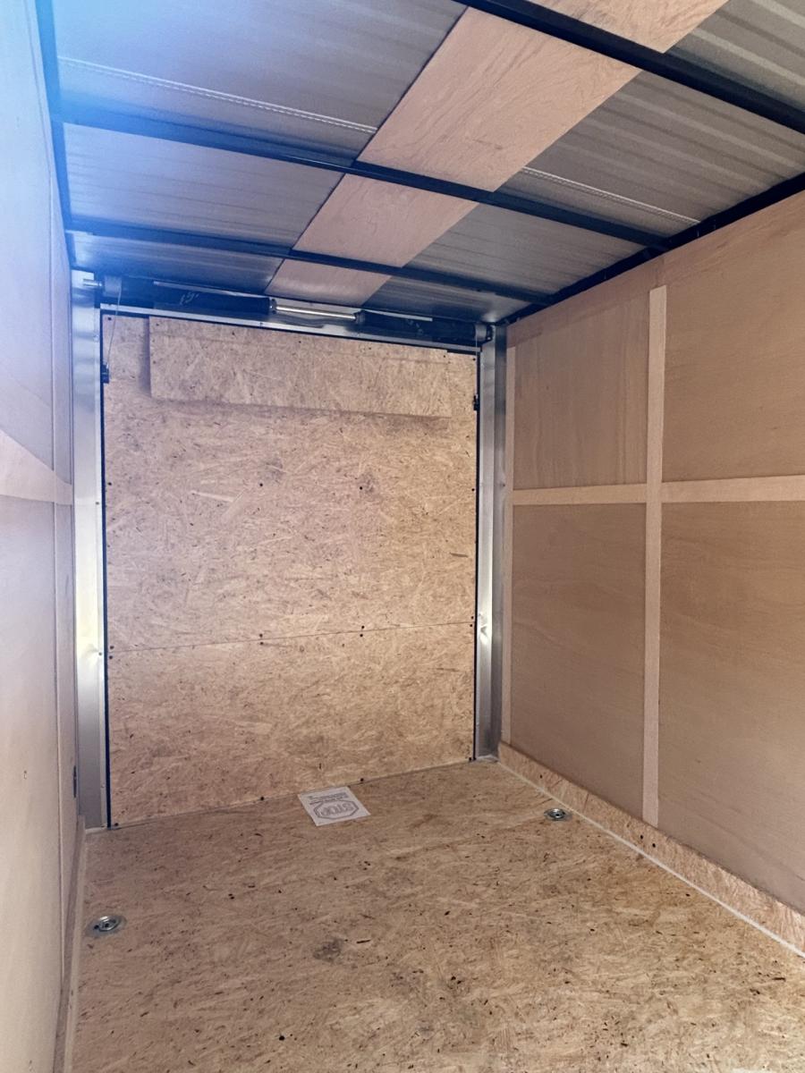 6X10 MTI 6X10 V NOSE ENCLOSED STD RAMP DOOR 3K BY CARRY ON image 3