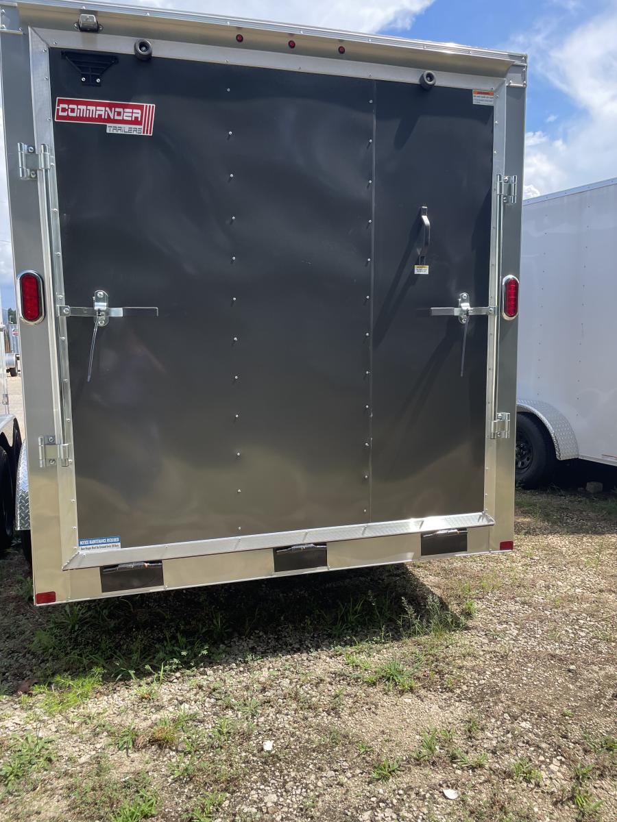 6X12 MTI 6X12 V NOSE ENCLOSED STD RAMP DOOR 3K BY CARRY ON image 1