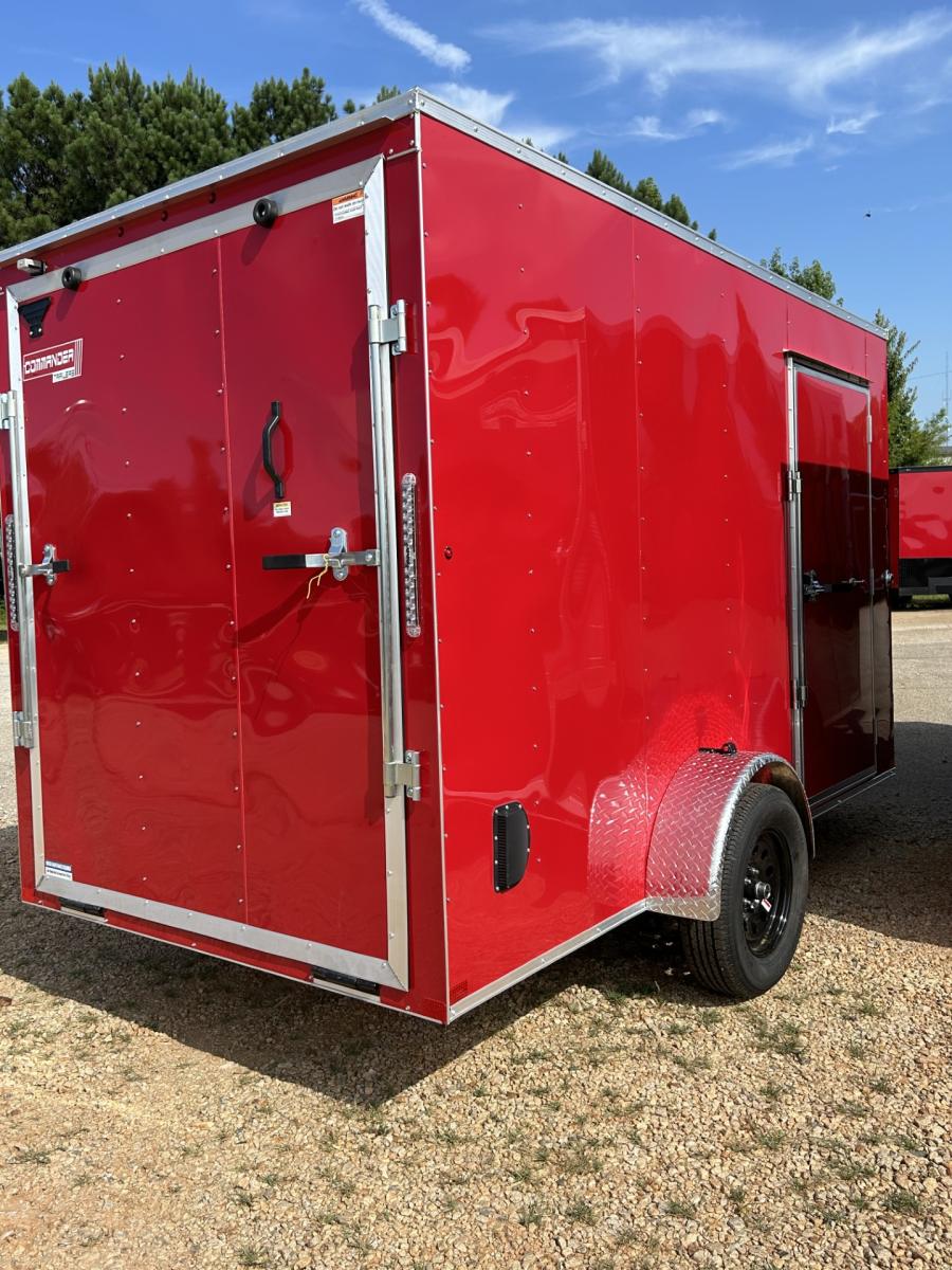 6X12 MTI 6X12 V NOSE ENCLOSED STD RAMP DOOR 3K BY CARRY ON image 2