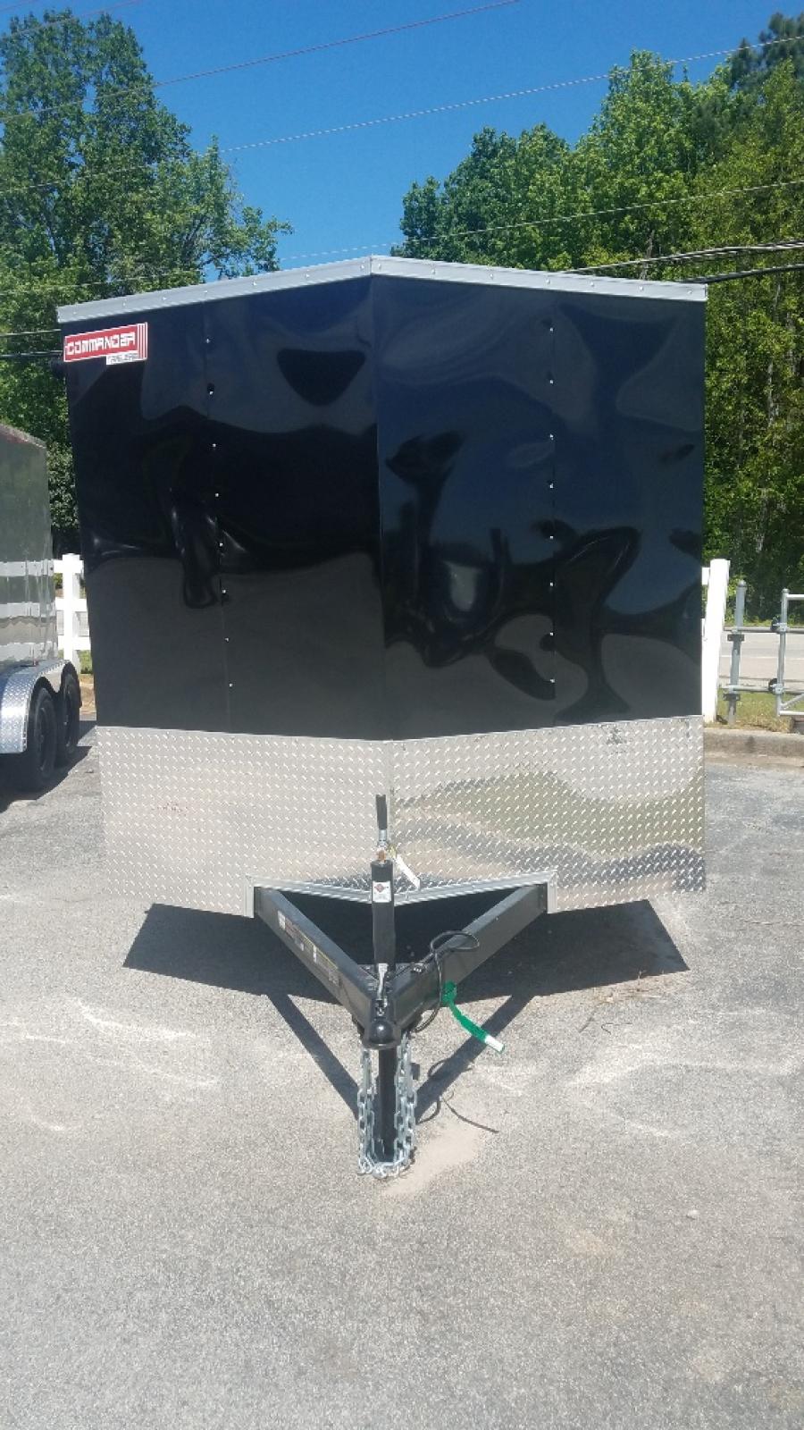 7X16 MTI 7X16 V NOSE ENCLOSED STD RAMP DOOR 7K BY CARRY ON image 0