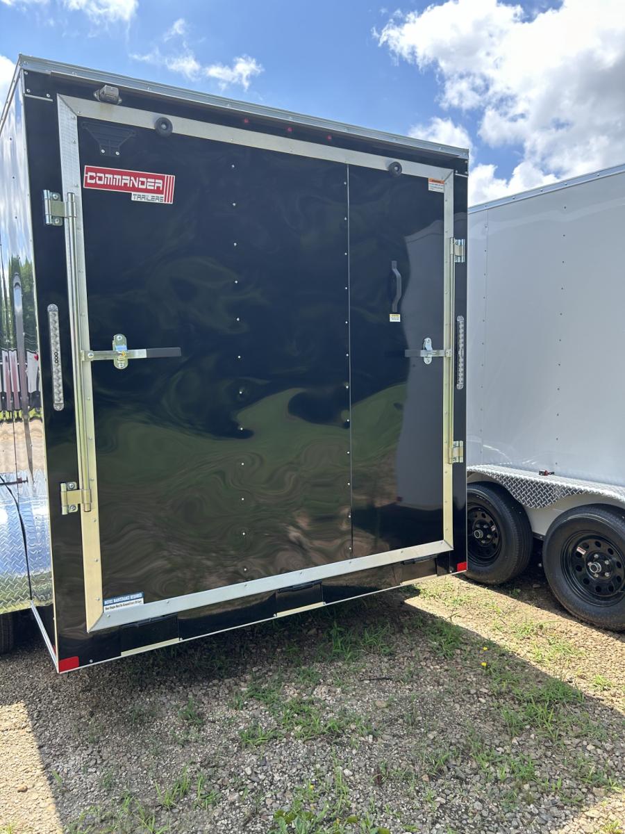 7X16 MTI 7X16 V NOSE ENCLOSED STD RAMP DOOR 7K BY CARRY ON image 1