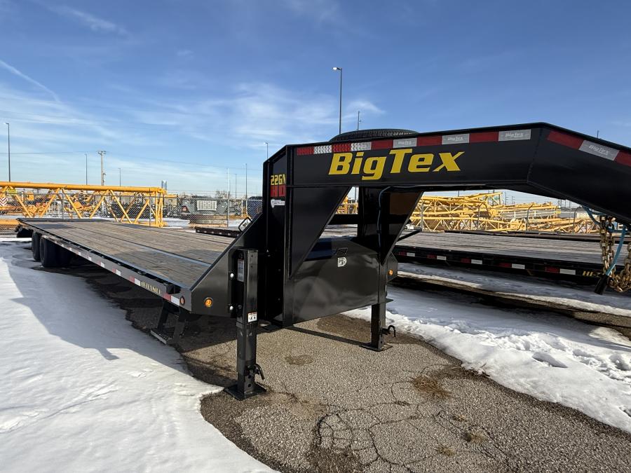 Big Tex 22GN, Gooseneck, 102" x 33', 23.9K, Dovetail, Mega Ramps Image 0