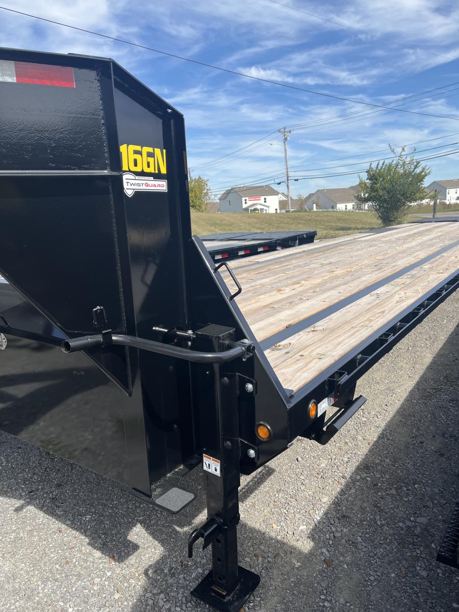 Big Tex 16GN, Gooseneck, 102" x 40', 17.5K, Dovetail, Mega Ramps Image 1