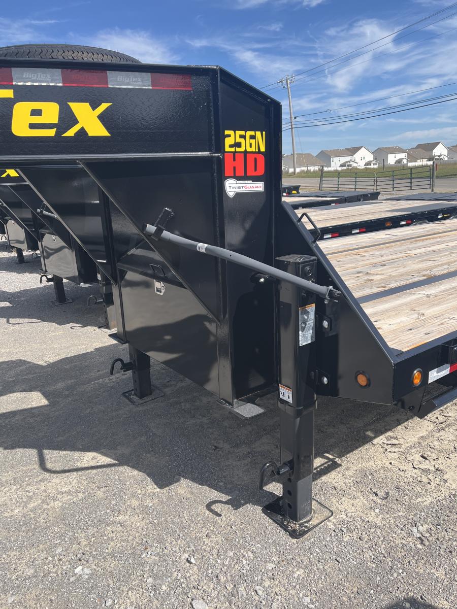Big Tex 25GN, Gooseneck, 102" x 40', 25.9K, Dovetail, Mega Ramps Image 1
