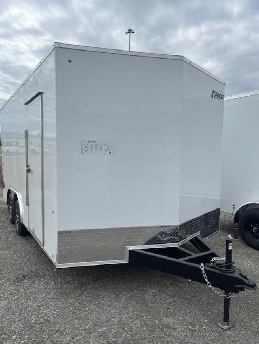K102 85X16 ST DLX FLAT TOP V NOSE ENCLOSED CARGO 7K Image 0