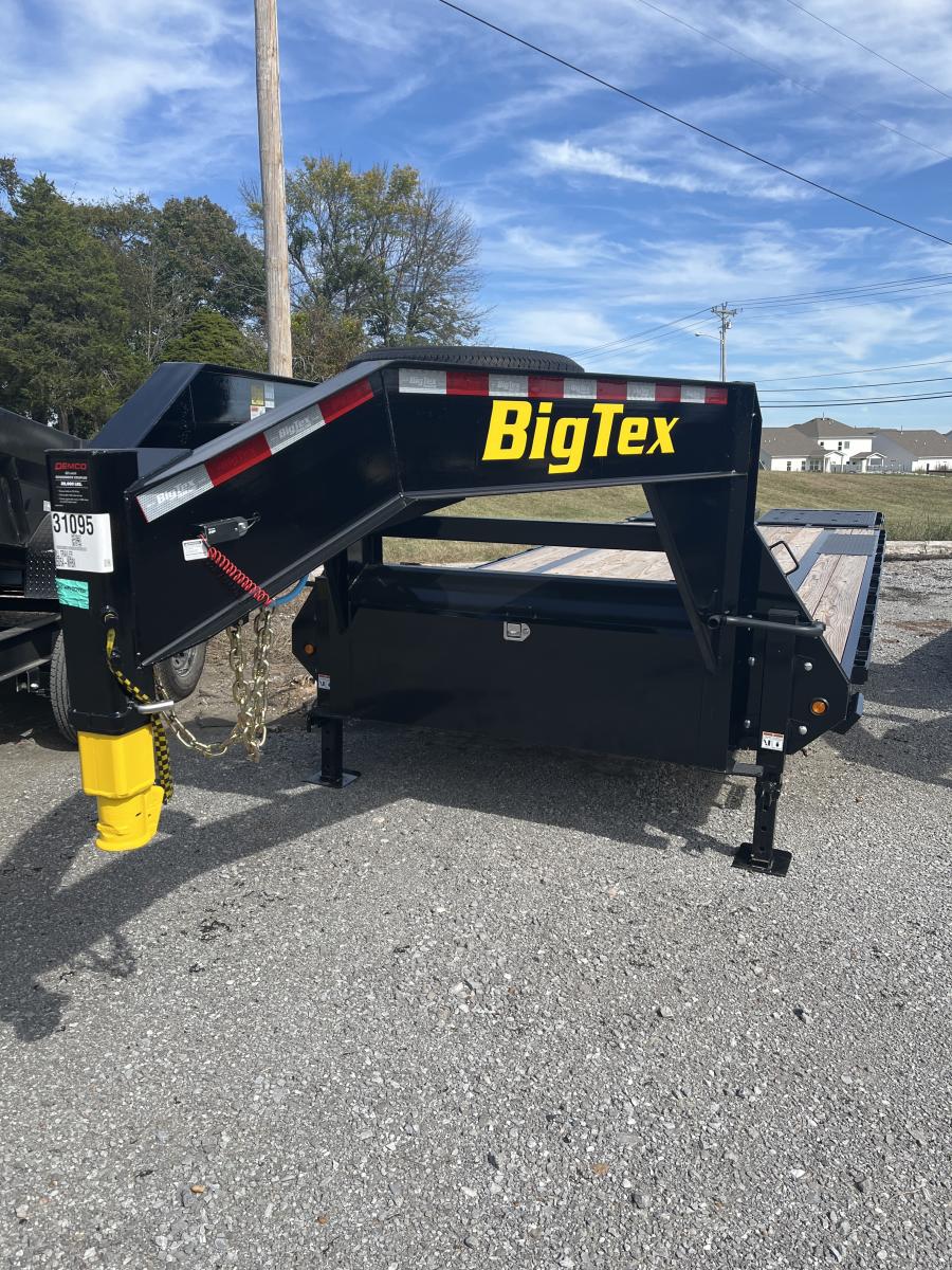 Big Tex 14GN, Gooseneck, 102" x 25', 15.9K, Dovetail, Mega Ramps Image 0