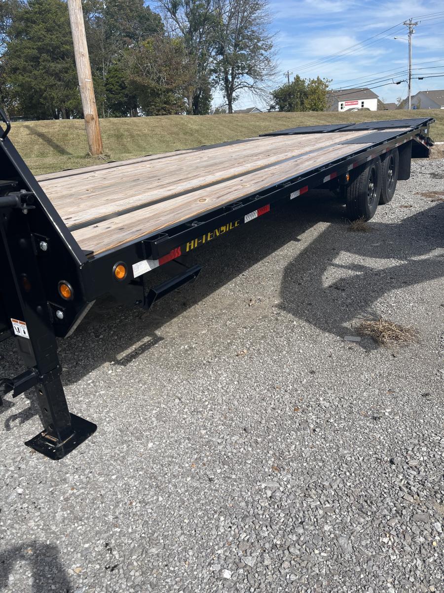 Big Tex 14GN, Gooseneck, 102" x 25', 15.9K, Dovetail, Mega Ramps Image 2