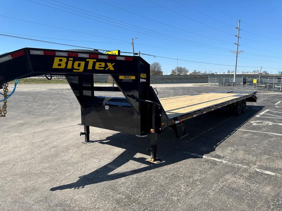 Big Tex 14GN, Gooseneck, 102″ x 25′, 15.9K, Dovetail, Mega Ramps image 2