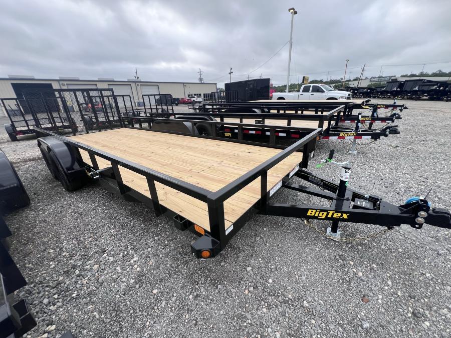 Big Tex 70PI 7K TAND SQ TU UTL 83"x16 BLK Image 0
