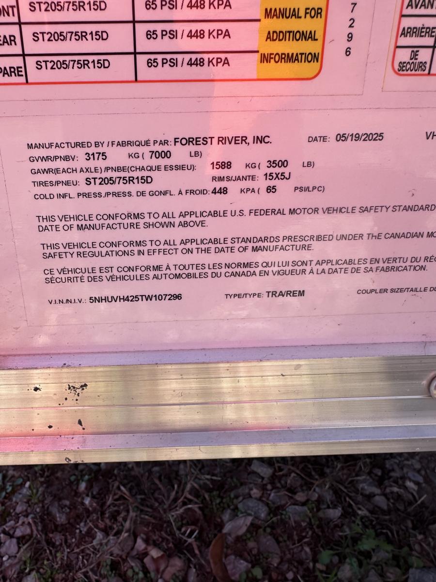 Forest River VHW7 Value Hauler Wedge 7 x 14 TA Trailer by - Forest River Image 0