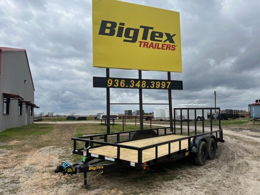 Big Tex 70PI 7K TAND SQ TU UTL 83″x18 BLK image 0