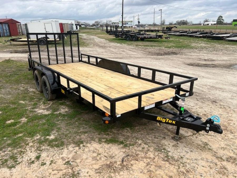 Big Tex 70PI 7K TAND SQ TU UTL 83″x18 BLK image 1