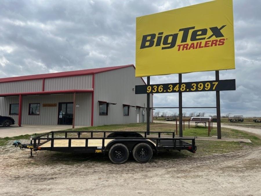 Big Tex 70PI 7K TAND SQ TU UTL 83″x18 BLK image 4