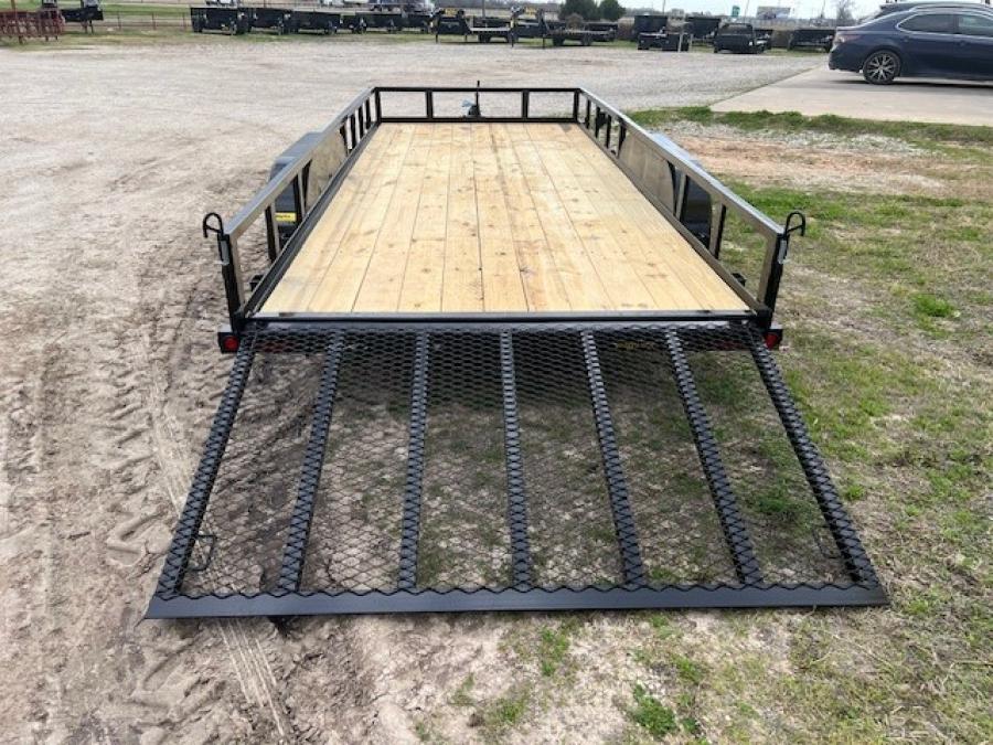 Big Tex 70PI 7K TAND SQ TU UTL 83″x18 BLK image 5