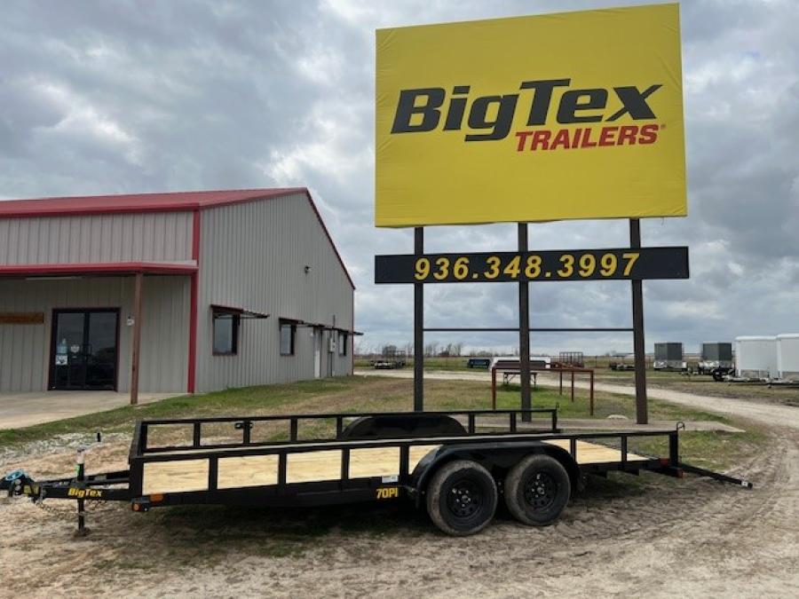 Big Tex 70PI 7K TAND SQ TU UTL 83″x18 BLK image 5