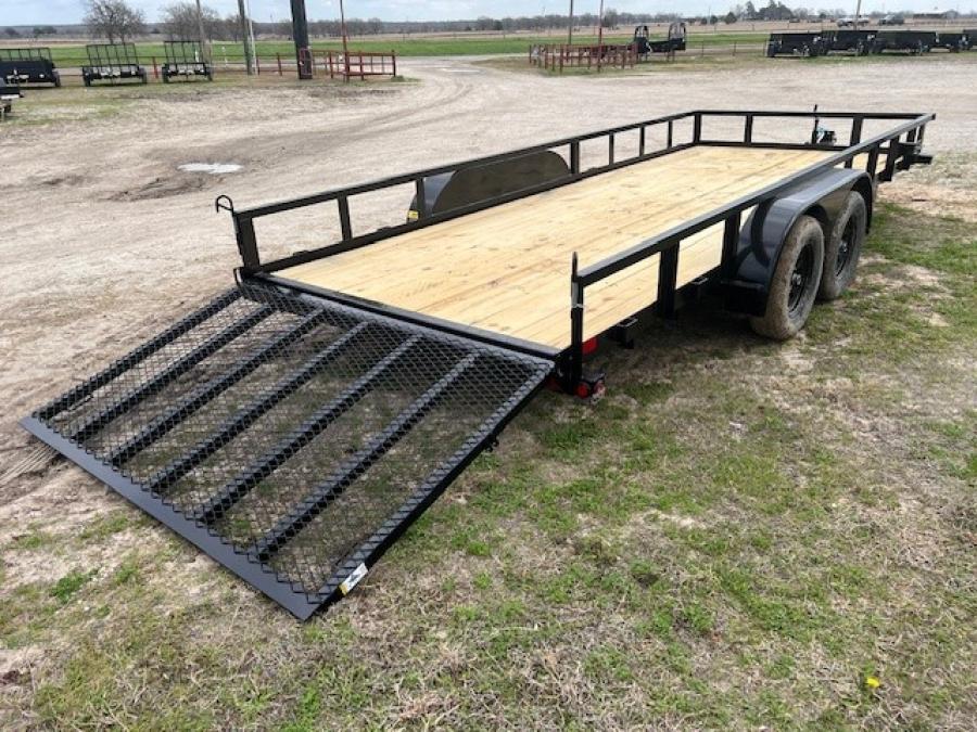 Big Tex 70PI 7K TAND SQ TU UTL 83″x18 BLK image 6