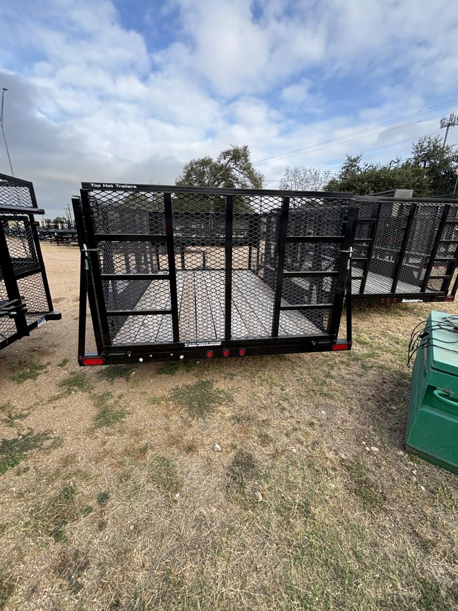 83×12 tandem axle landscape/trash/brush utility trailer by Top Hat Image 1