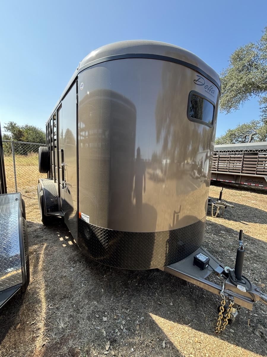 6’8″x14’x7′ steel enclosed cargo by Delta Image 0