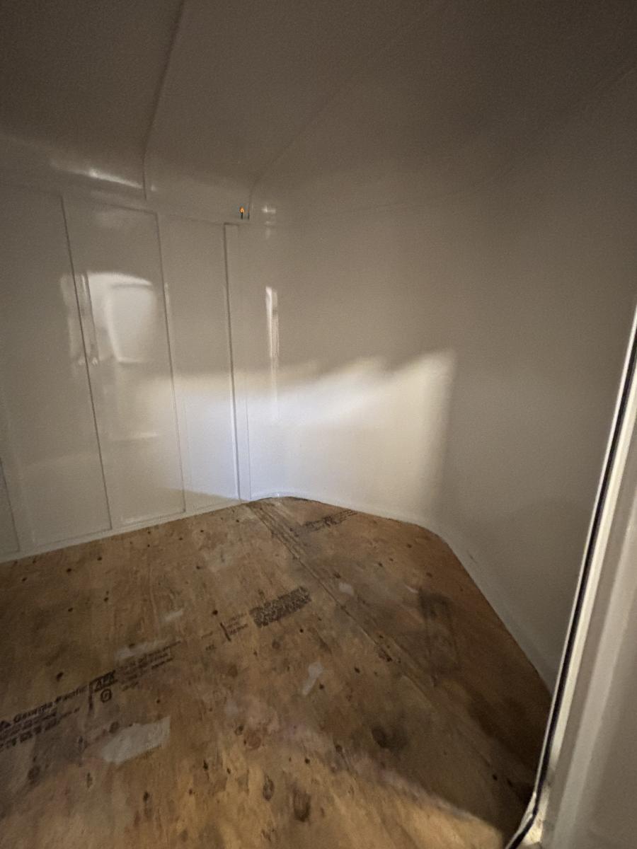 6’8″x16’x6’6″ steel enclosed cargo trailer by Delta Image 1