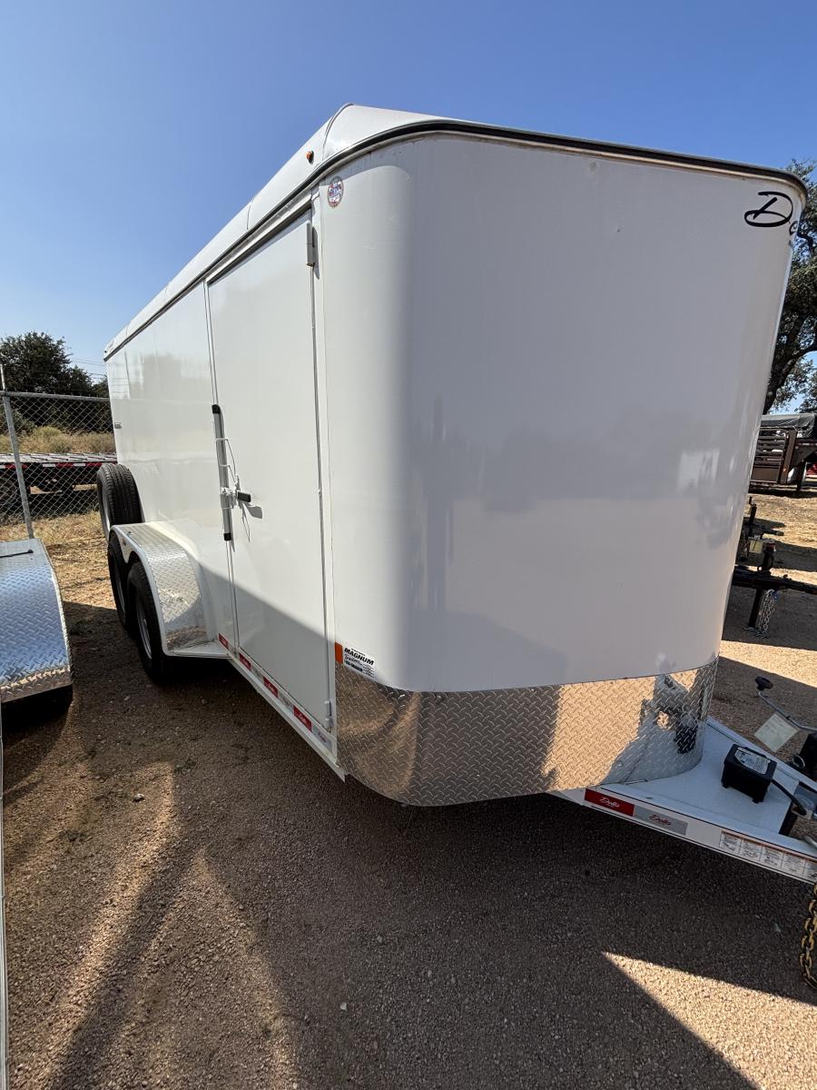 7’x16’x6’6″ steel enclosed cargo trailer by Delta Image 0
