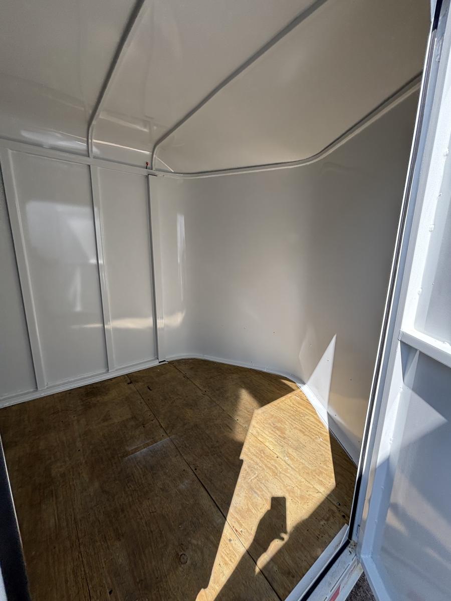 7’x16’x6’6″ steel enclosed cargo trailer by Delta Image 1