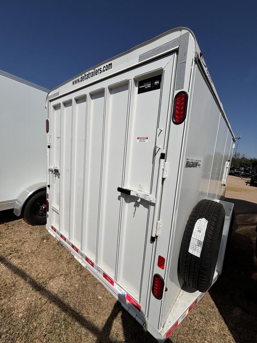 7’x16’x6’6″ steel enclosed cargo trailer by Delta Image 3
