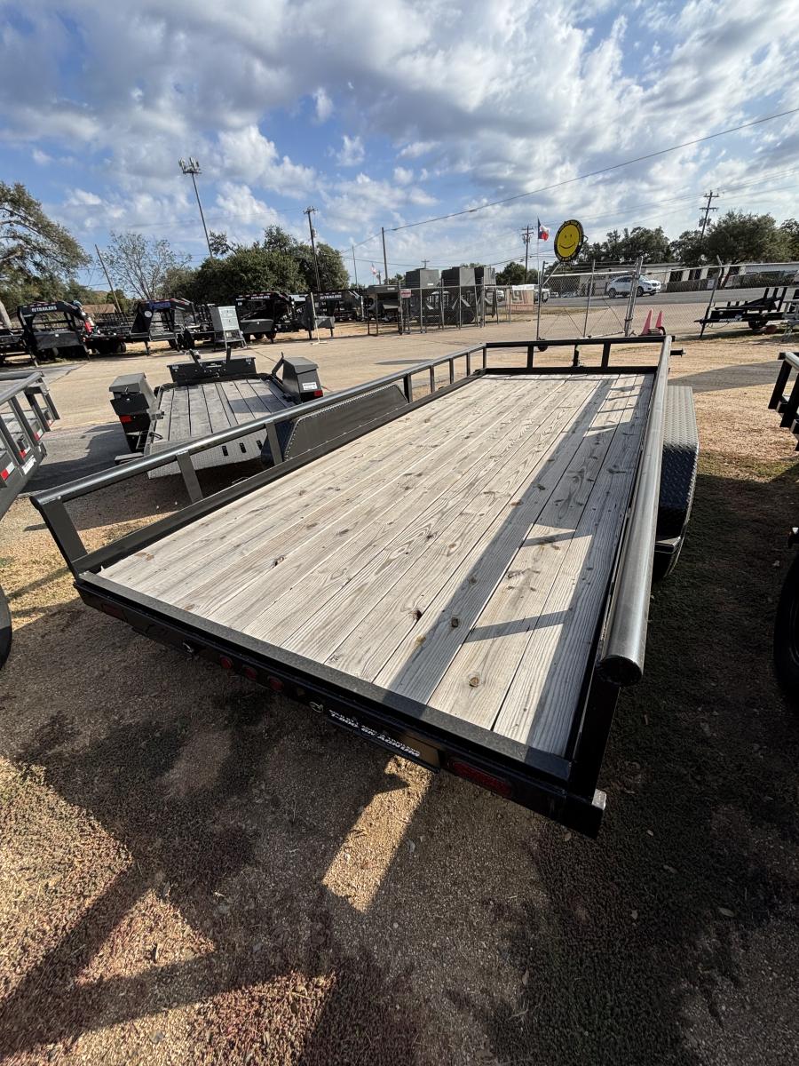 83×18 tandem axle utility trailer by Rocking R Image 1