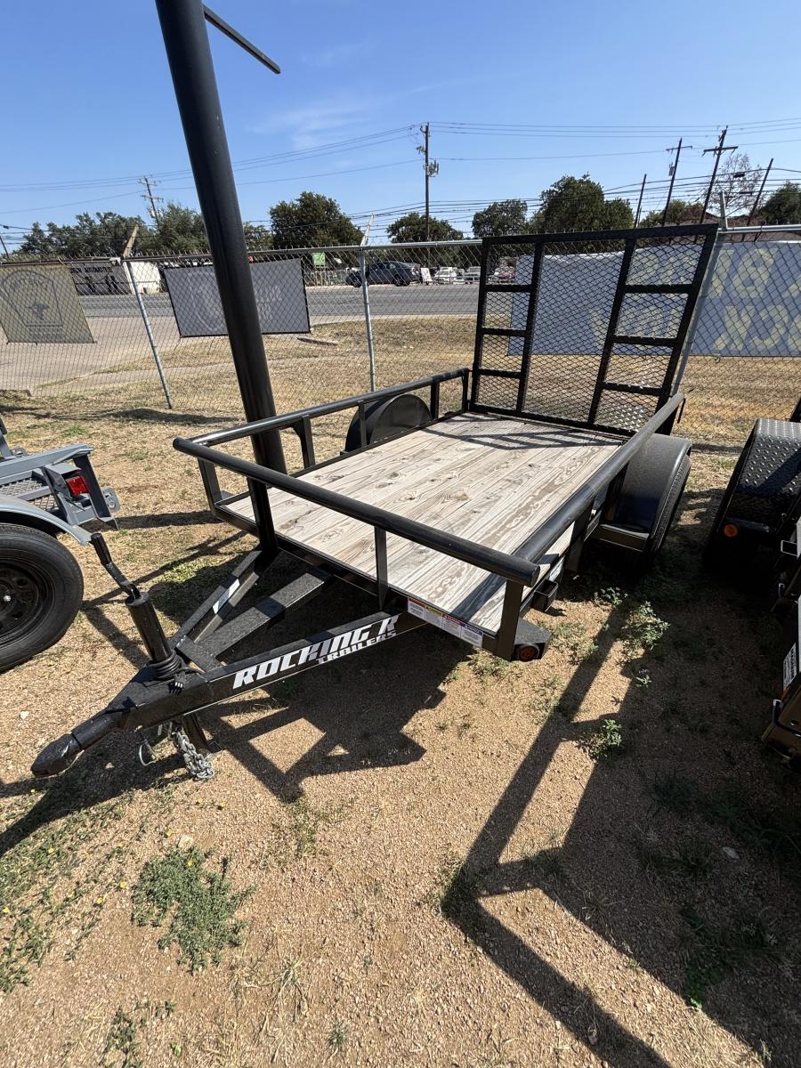5x8 single axle utility trailer by Rocking R Image 0