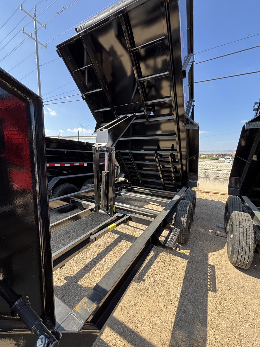 7×14 gooseneck dump trailer by Top Hat Image 1