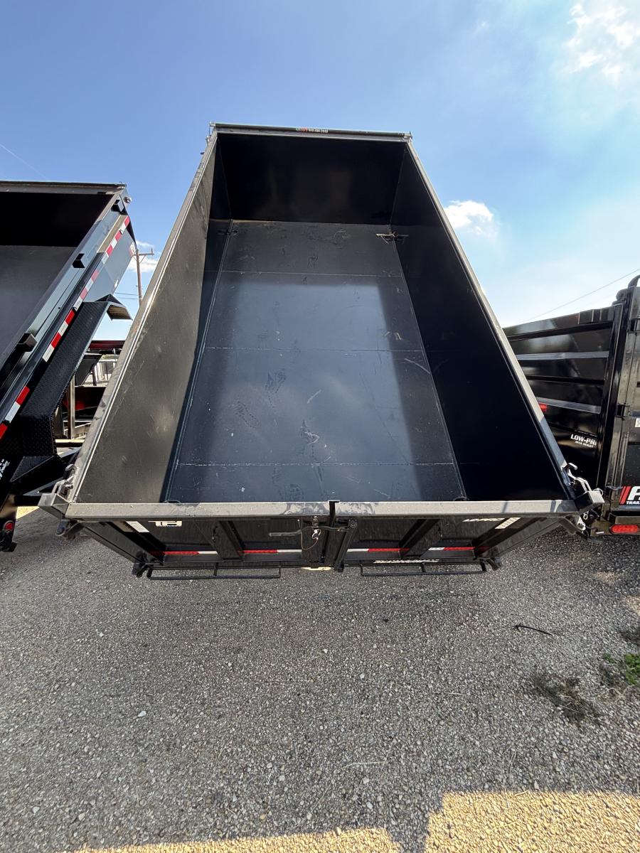 7×14 gooseneck dump trailer by Top Hat Image 2