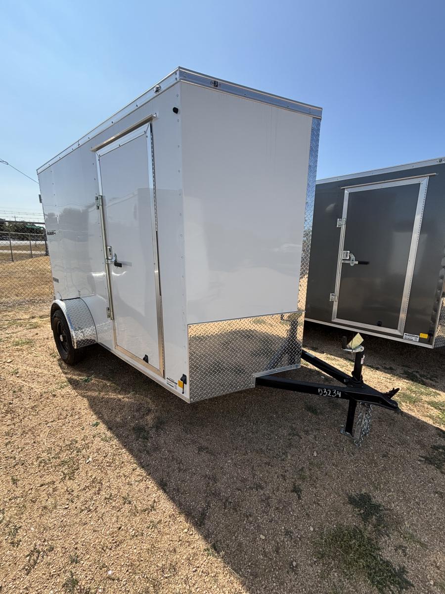 6×10 single axle enclosed cargo trailer by Continental Cargo Image 0