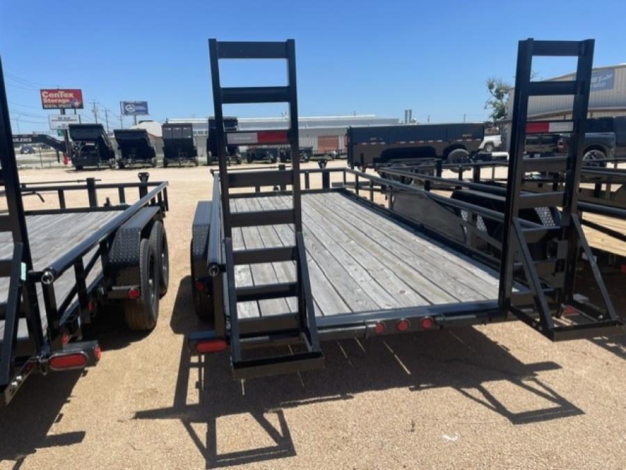 PJ TRAILERS P818 PJ 18X83, EB2, SM, 5FUR, S/B, 6DR, BLACK Image 2