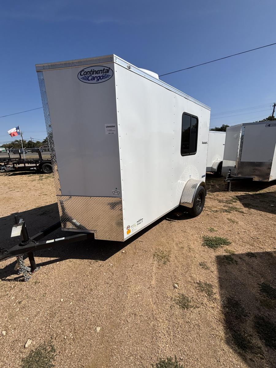 5×10 single axle enclosed trailer by Continental Cargo Image 1