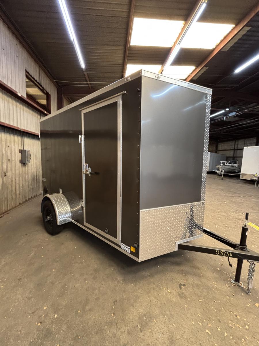 6×10 single axle enclosed cargo trailer by Continental Cargo Image 0