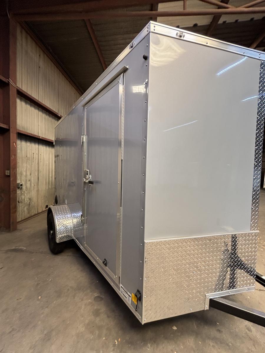 6×10 single axle enclosed cargo trailer by Continental Cargo Image 0