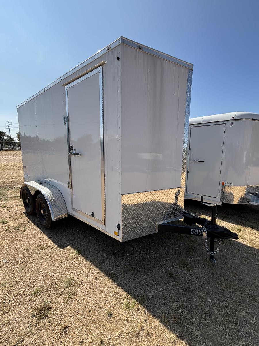 6×12 tandem axle enclosed cargo trailer by Continental Cargo Image 0