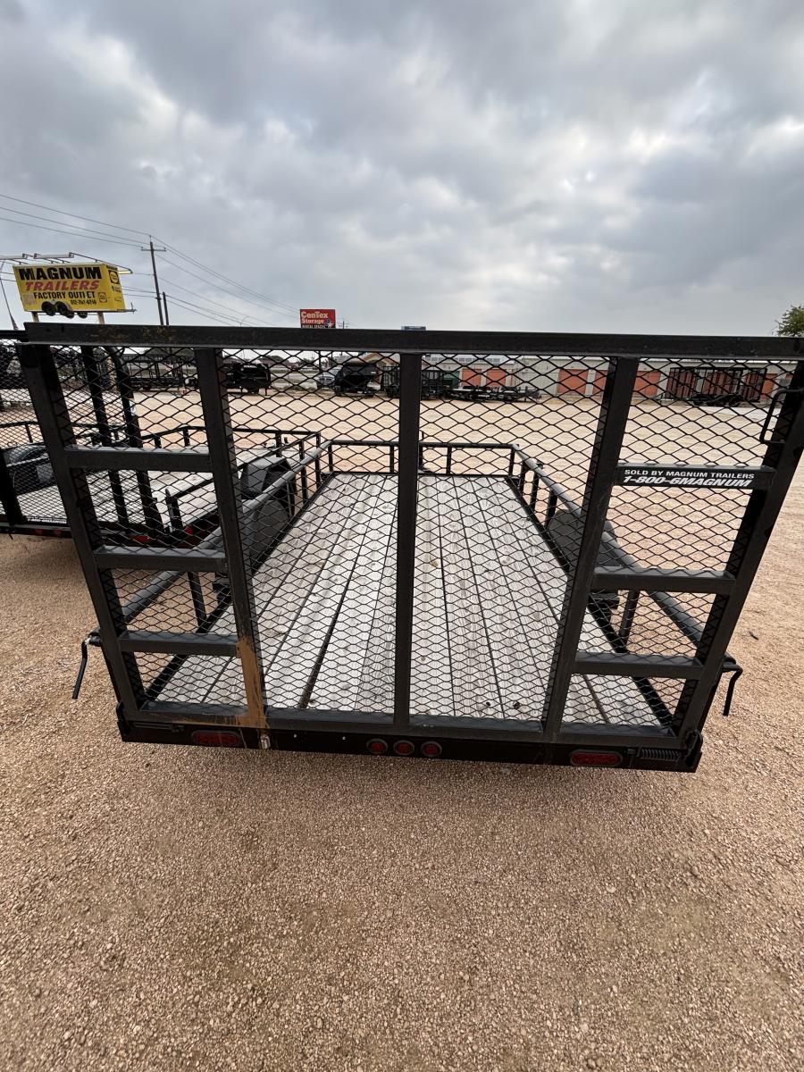 77″x12′ single axle utility trailer by Rocking R Image 2