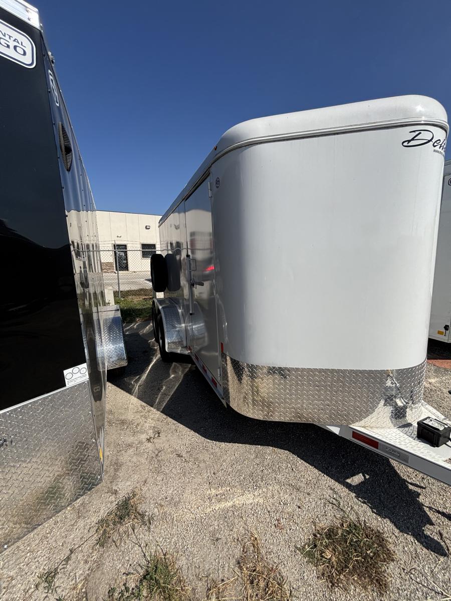 7×14 steel enclosed cargo trailer by Delta Image 1