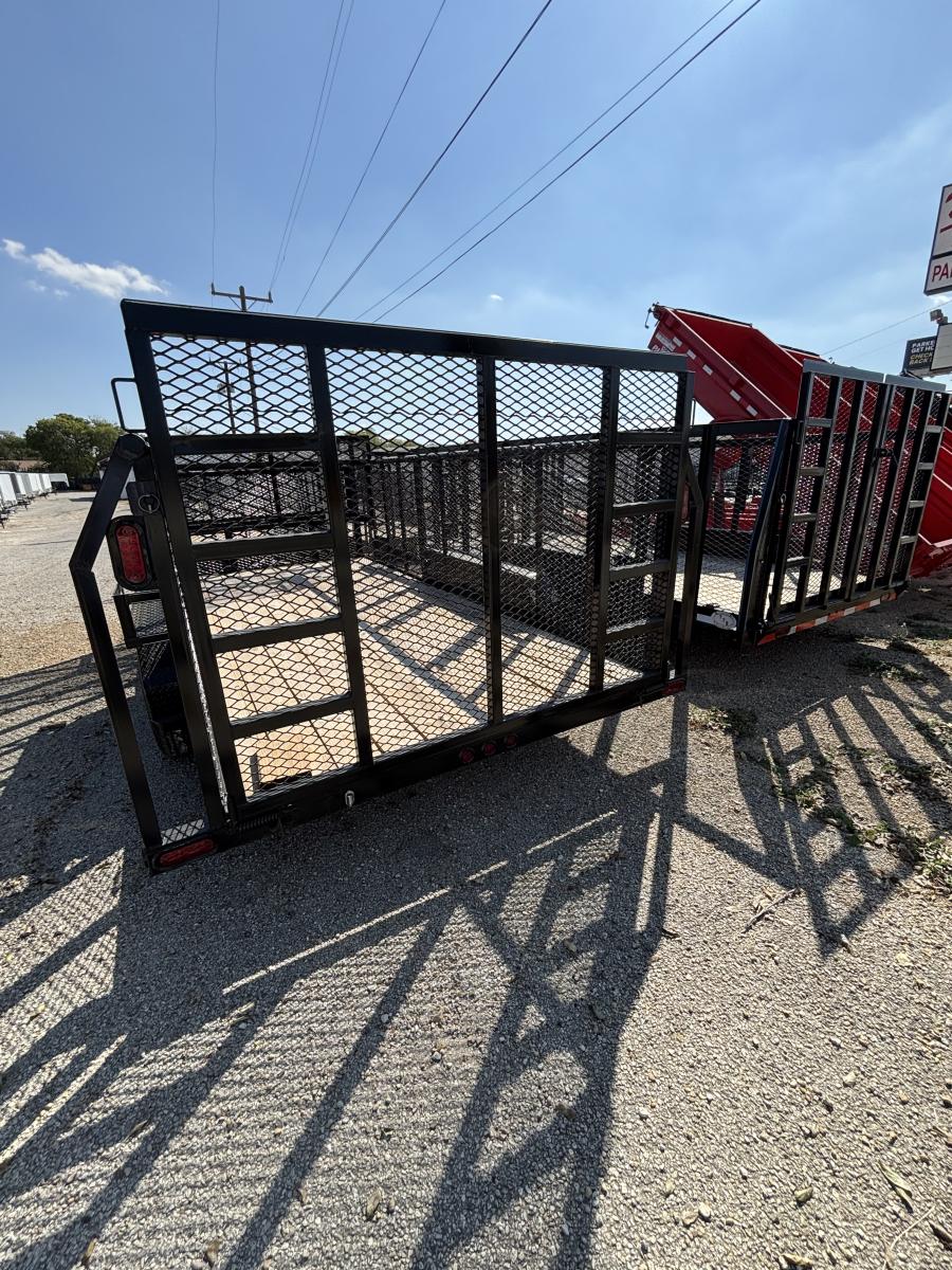 83×16 7K GVWR landscape utility trailer by Rocking R Image 2